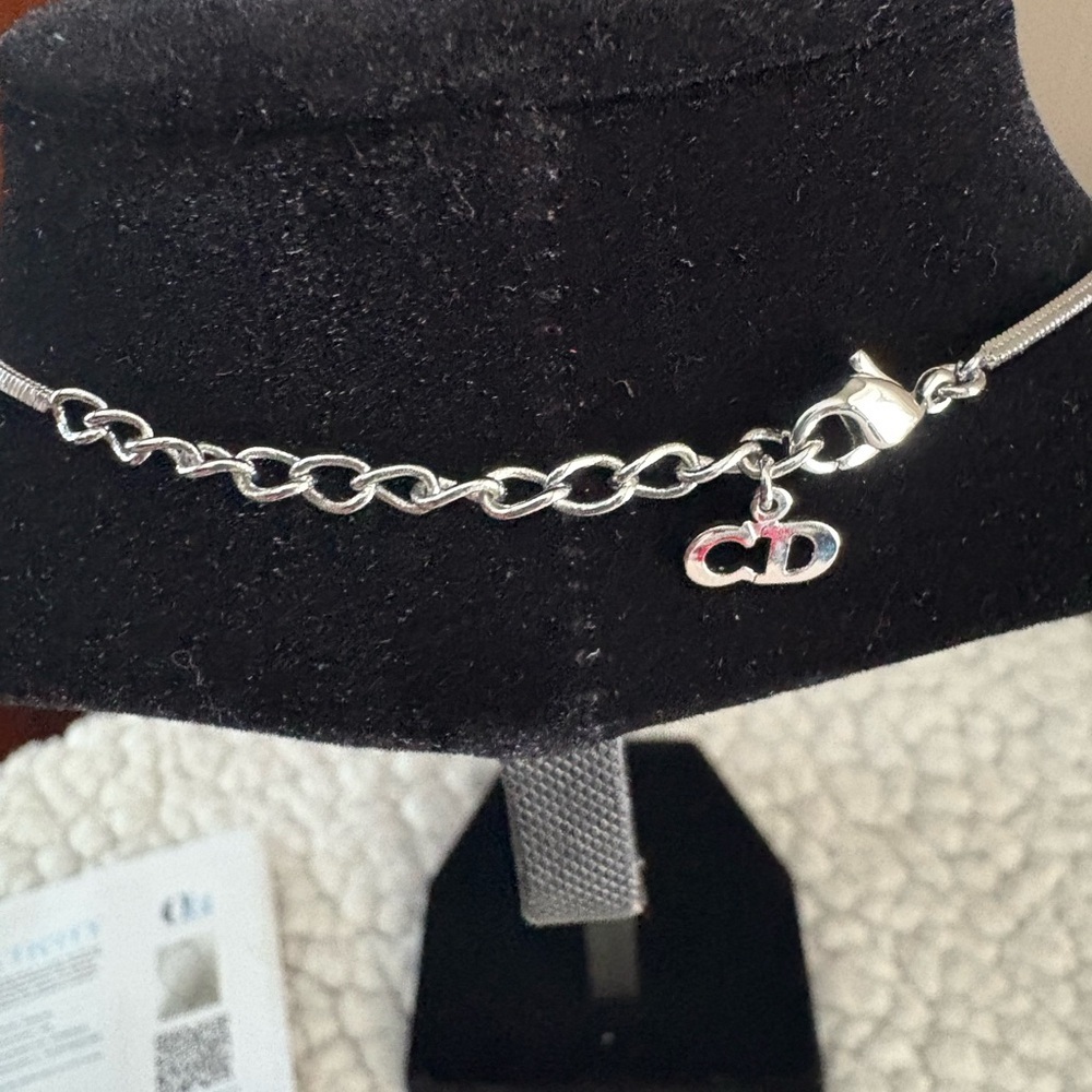 Christian Dior Oblique Trotter Pendant Necklace - Authentic - Picture 3 of 7